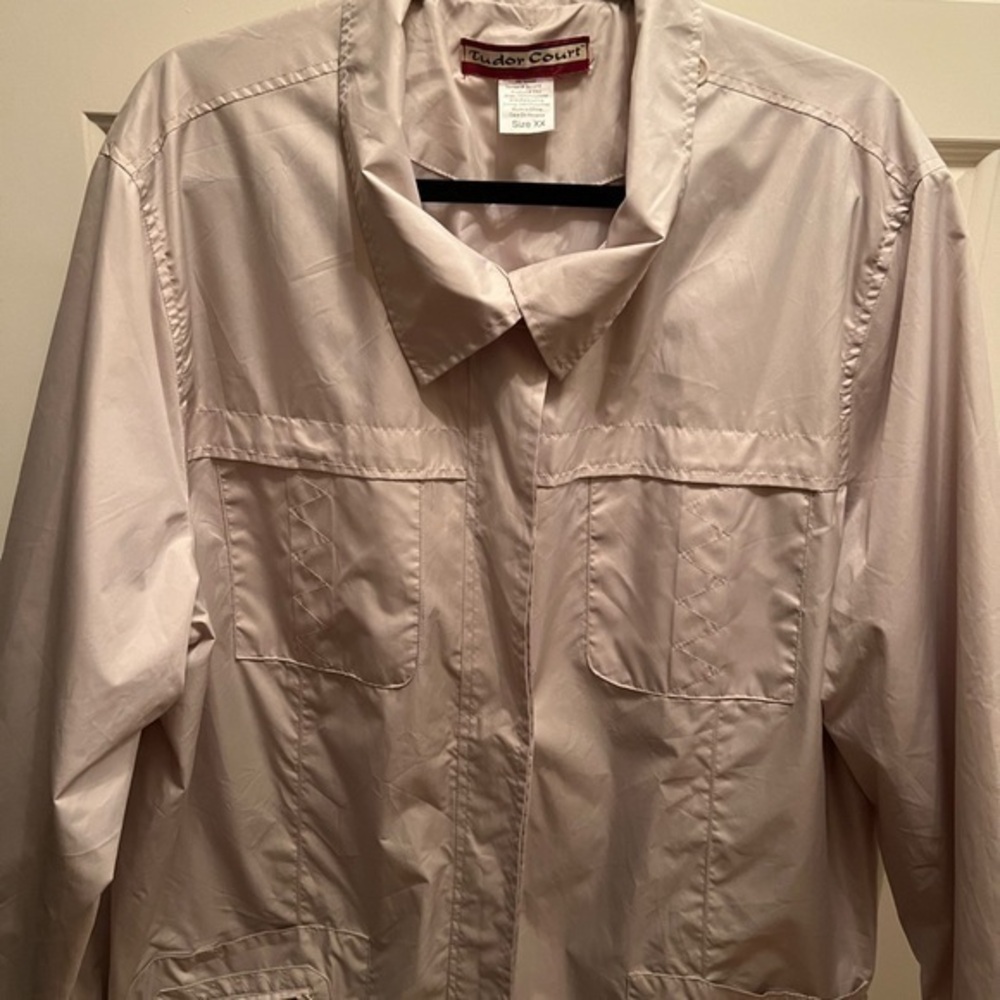Tudor Court raincoat, size x x